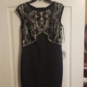 Black cocktail party dress
